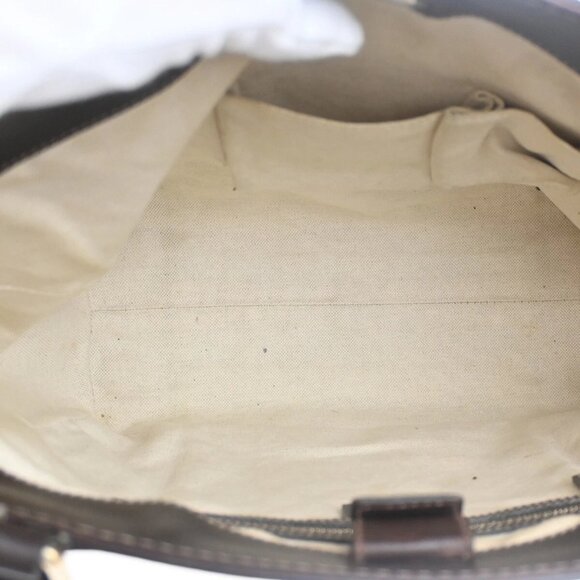 GUCCI GG Pattern Sherry Shoulder Tote Bag Canvas Leather Brown Italy 02EE983 - Picture 10 of 16